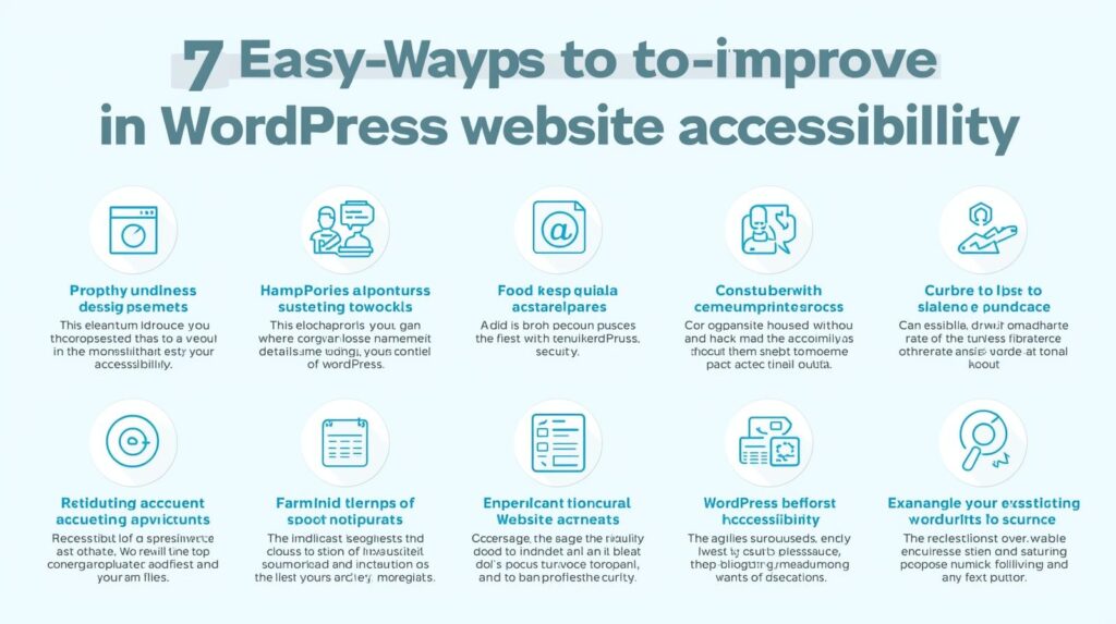 7 Easy Ways to Improve WordPress Website Accessibility