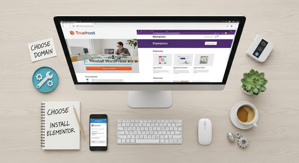 How to Install a WordPress Website Using Truehost With Elementor