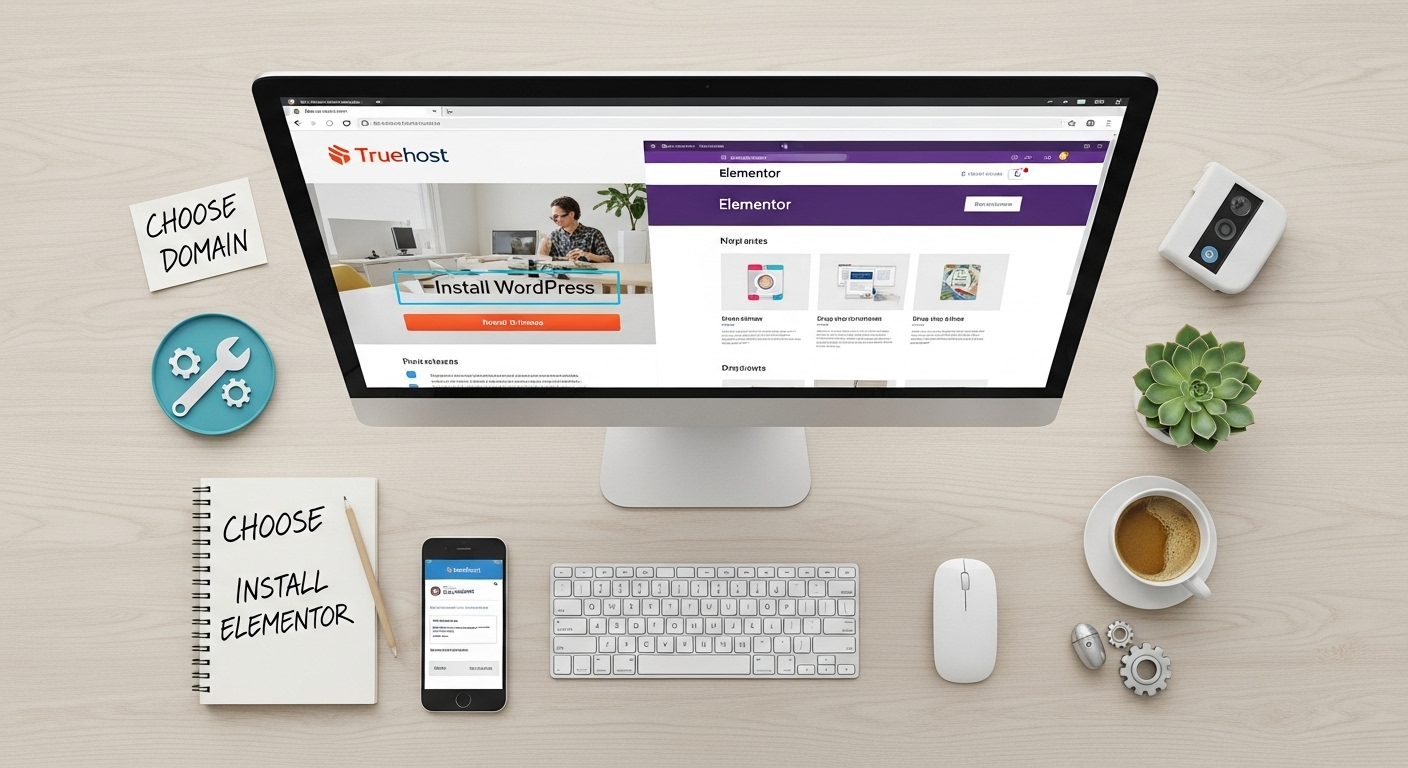 How to Install a WordPress Website Using Truehost With Elementor