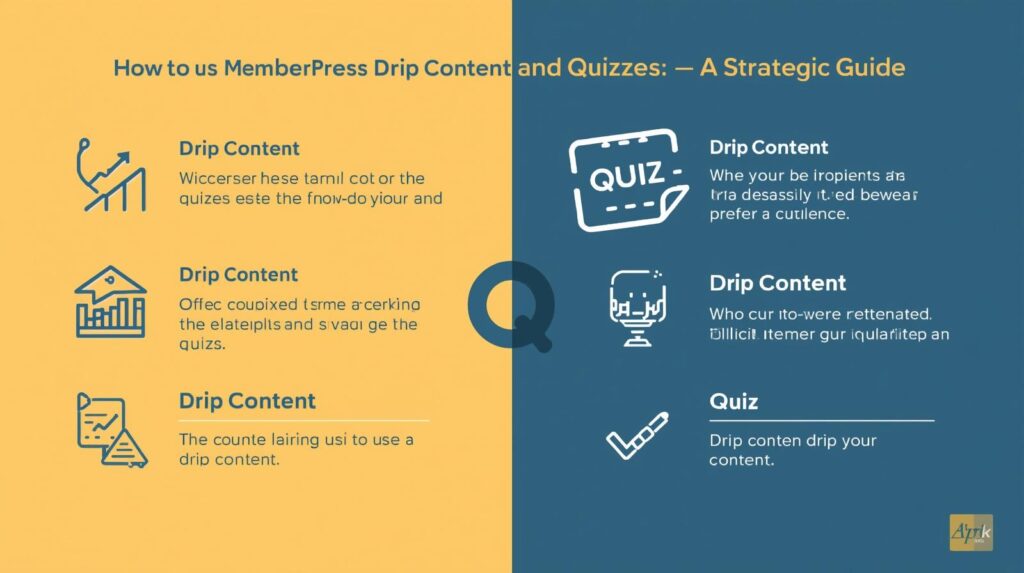 How to Use MemberPress Drip Content and Quizzes_ A Strategic Guide